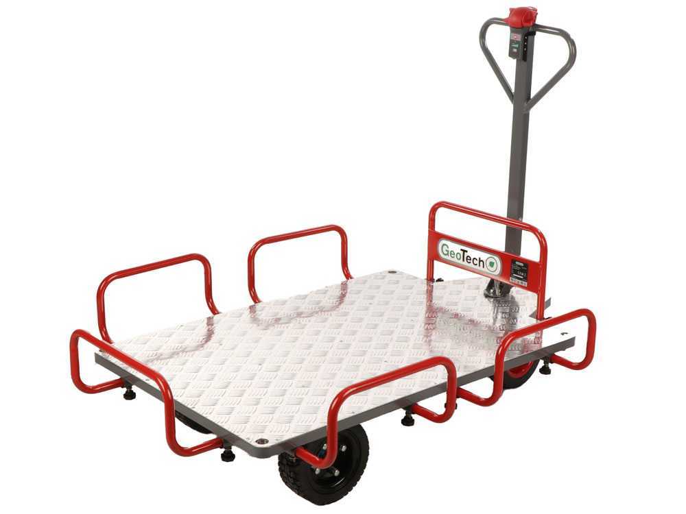 Accu motorkruiwagen laadvermogen 400 kg GeoTech E-Truck 400, 40 V 6 Ah, detail 2
