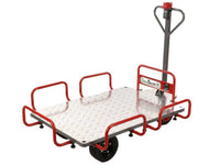 Accu motorkruiwagen laadvermogen 400 kg GeoTech E-Truck 400, 40 V 6 Ah, detail 2