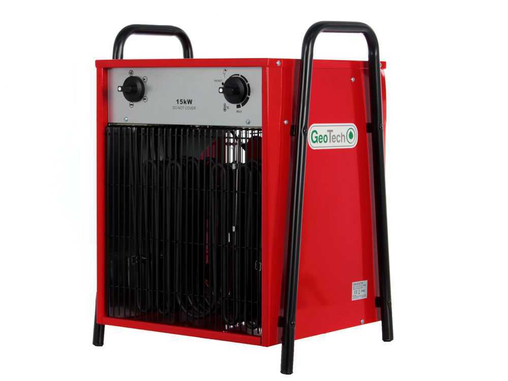 GeoTech EH 1500 T elektrische heteluchtkanon 15 kW, 400 V, detail 3