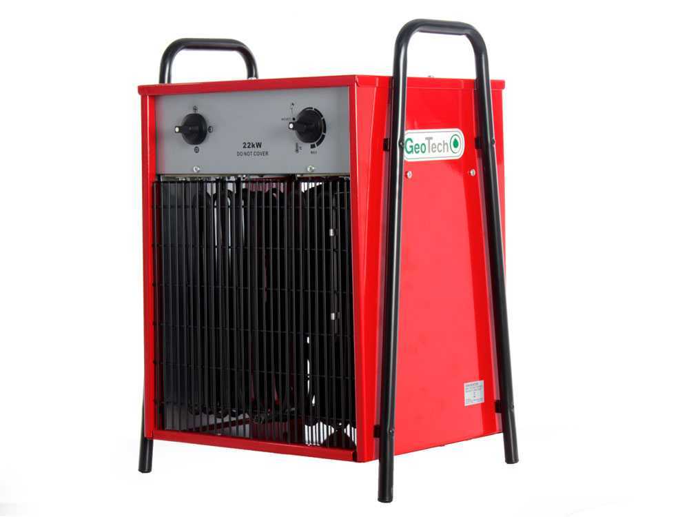 GeoTech EH 2200 T elektrische heteluchtkanon 22 kW, 400 V, detail 3