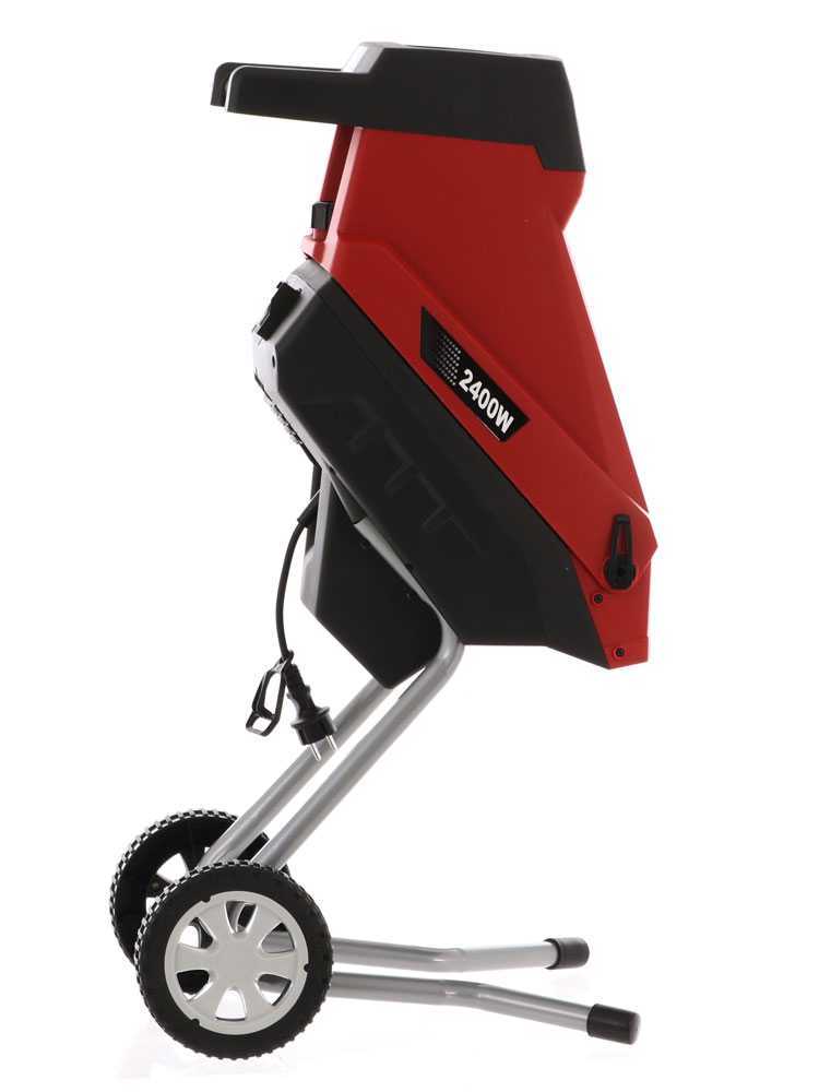 GeoTech ES 2450 Blades elektrische hakselaar, takken tot 45 mm, detail 3