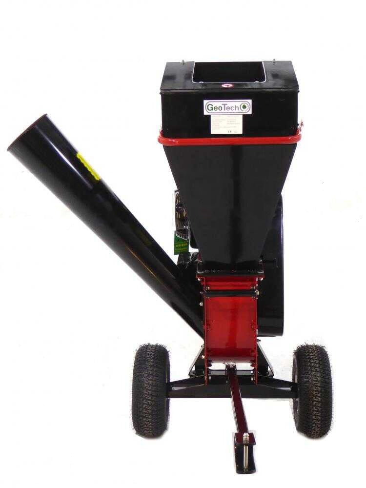 GeoTech GS150EL benzine hakselaar, takken tot 100 mm, elektrische start, detail 3