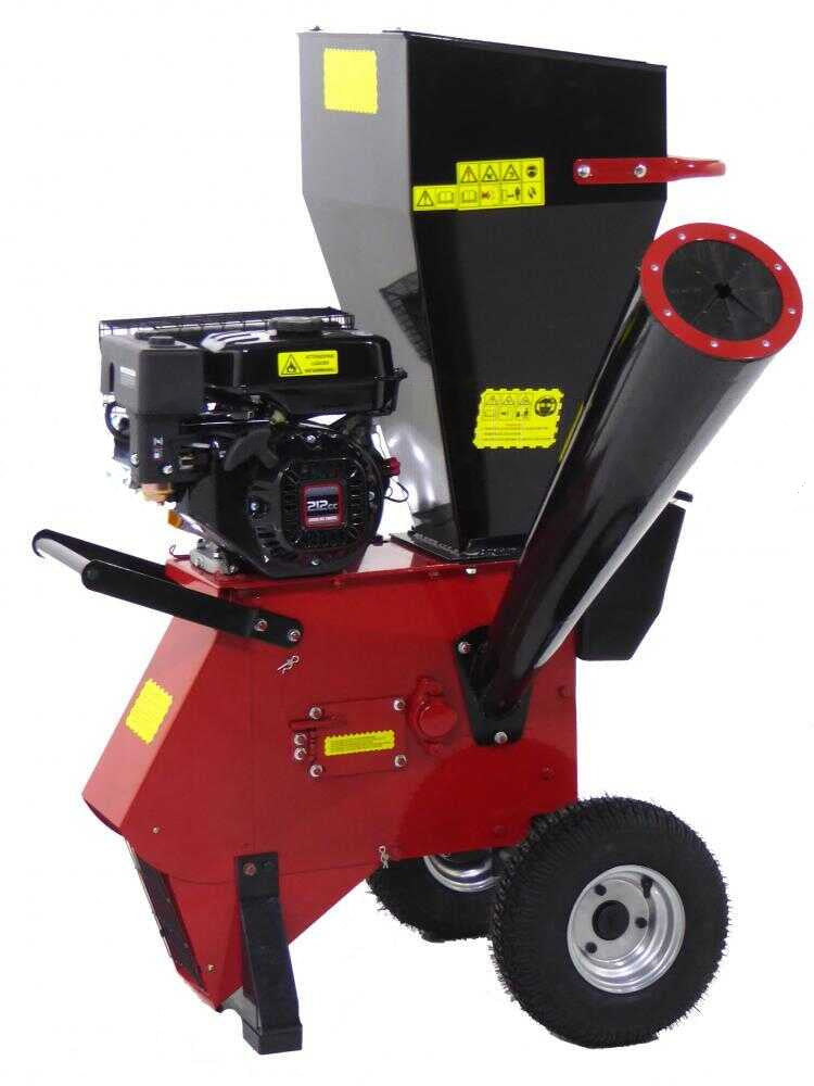 GeoTech GS70 benzine hakselaar, takken tot 76 mm, detail 3