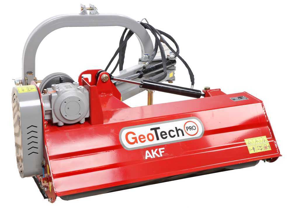 GeoTech Pro AKF150 zijklepelmaaier met arm 150 cm, detail 3