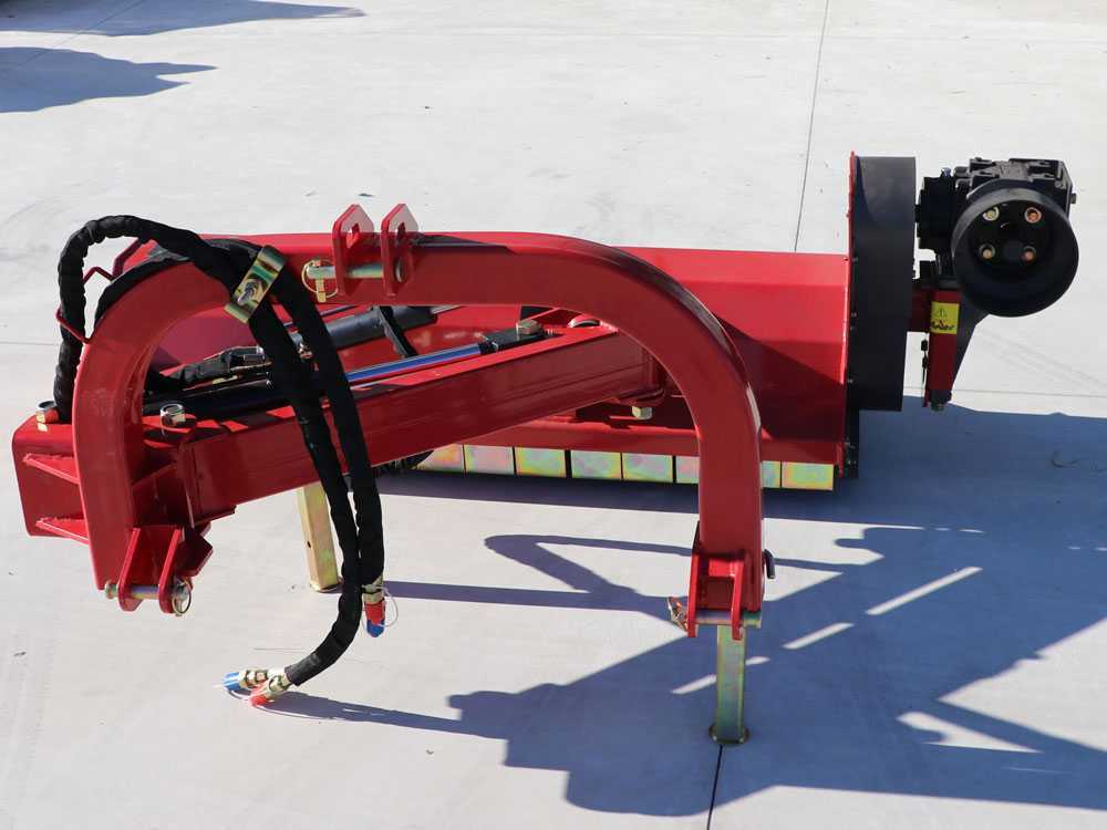 GeoTech Pro AMF-E 125 zijklepelmaaier met arm 125 cm, detail 3