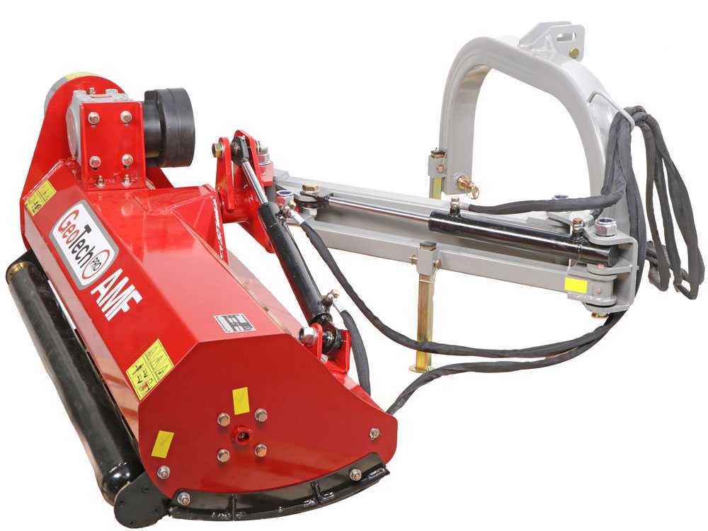 GeoTech Pro AMF165 zijklepelmaaier met arm 165 cm, detail 3
