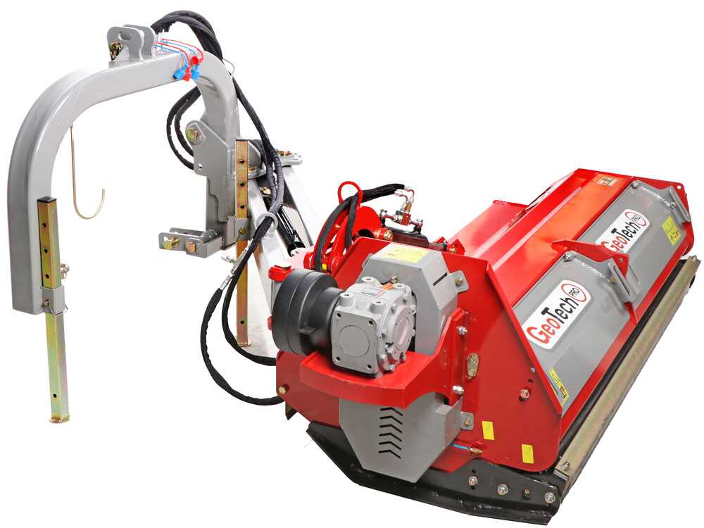GeoTech Pro AMRB140 zijklepelmaaier met arm 140 cm, detail 3