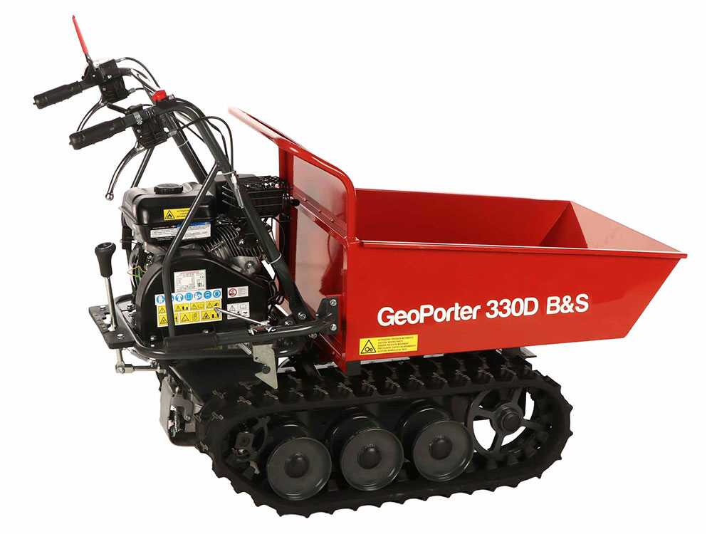 Rupsdumper laadvermogen 300 kg GeoTech Pro GeoPorter 330D B&S, detail 2