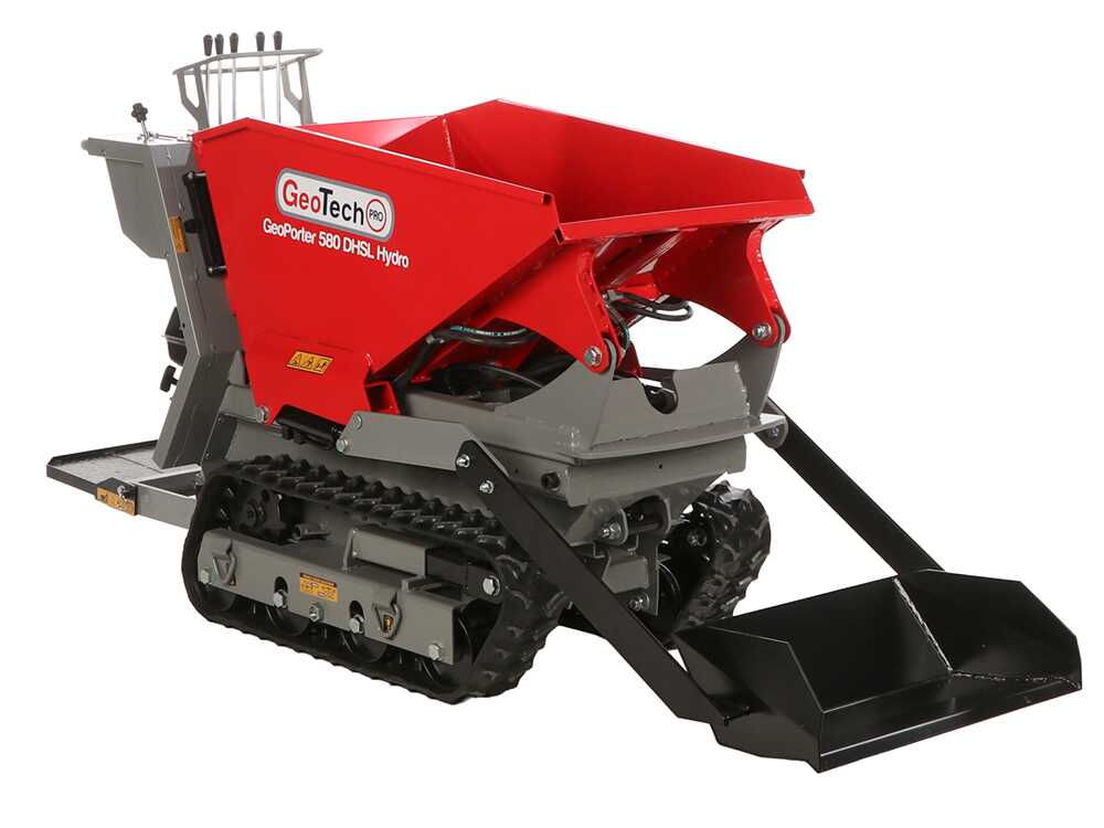 Motorkruiwagen laadvermogen 500 kg GeoTech Pro GeoPorter 580 DHSL Hydro, detail 2