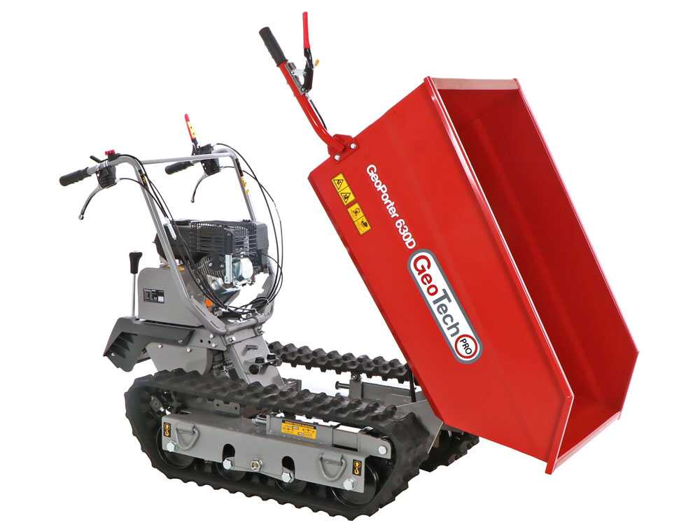 Rupsdumper laadvermogen 600 kg GeoTech Pro GeoPorter 630D, detail 3