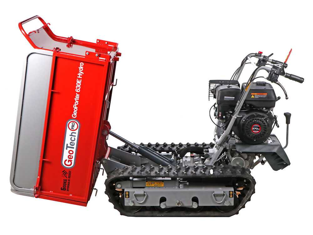 Rupsdumper laadvermogen 600 kg GeoTech Pro GeoPorter 630E Hydro, detail 3