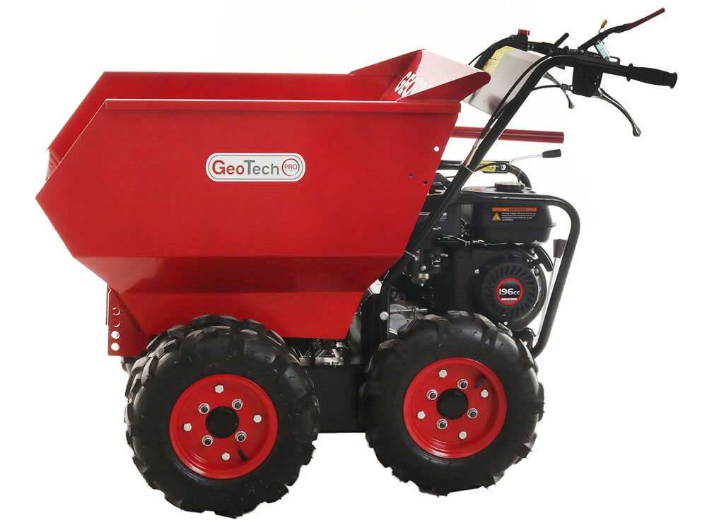 Motorkruiwagen laadvermogen 500 kg GeoTech Pro GEOTRAK 500, detail 2