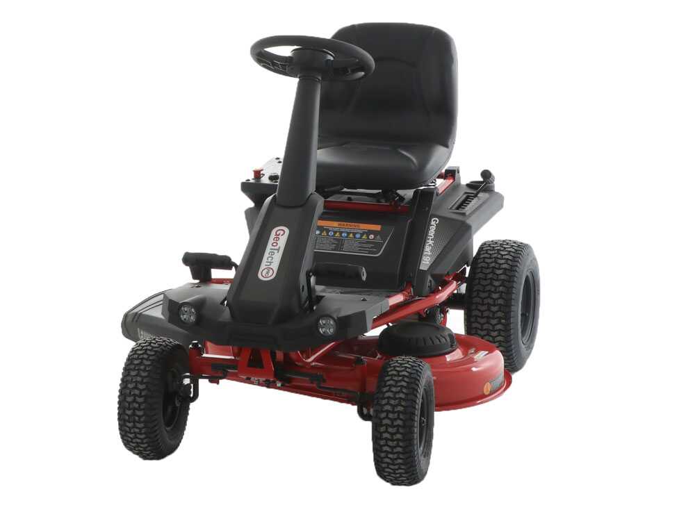 GeoTech Pro Green-Kart 91 accu-zitmaaier met zijuitworp 91 cm, automaat, detail 2