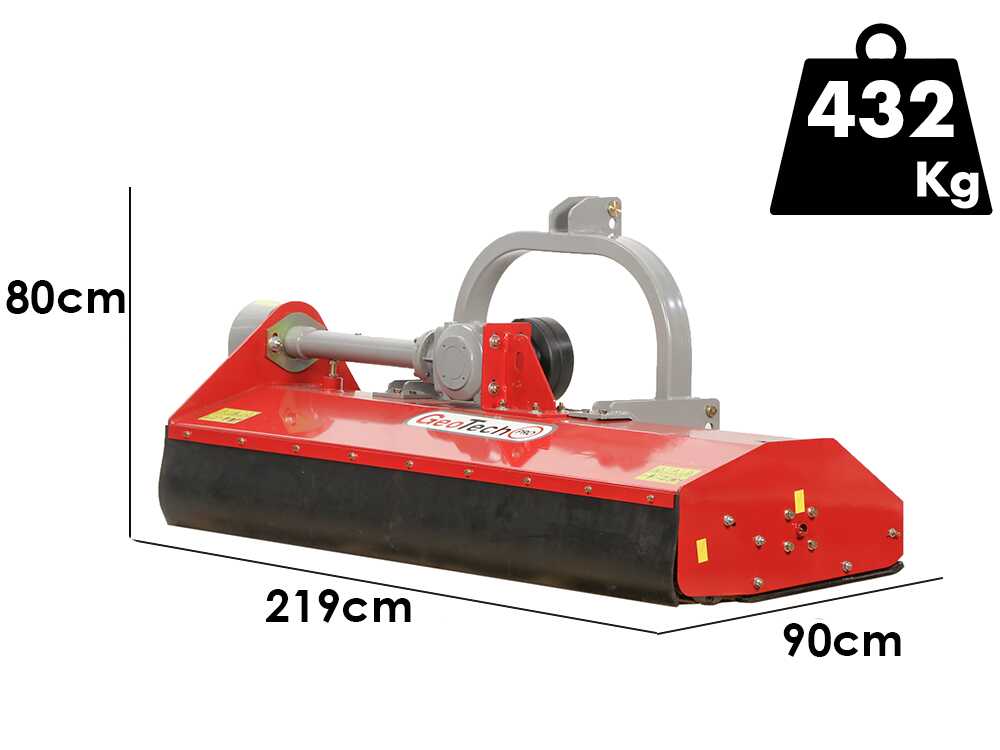 GeoTech Pro HFM 205 klepelmaaier 202 cm, detail 3