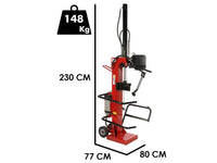 GeoTech Pro LSP14-100VE-3 elektrische houtklover, 14 ton, verticaal, detail 3