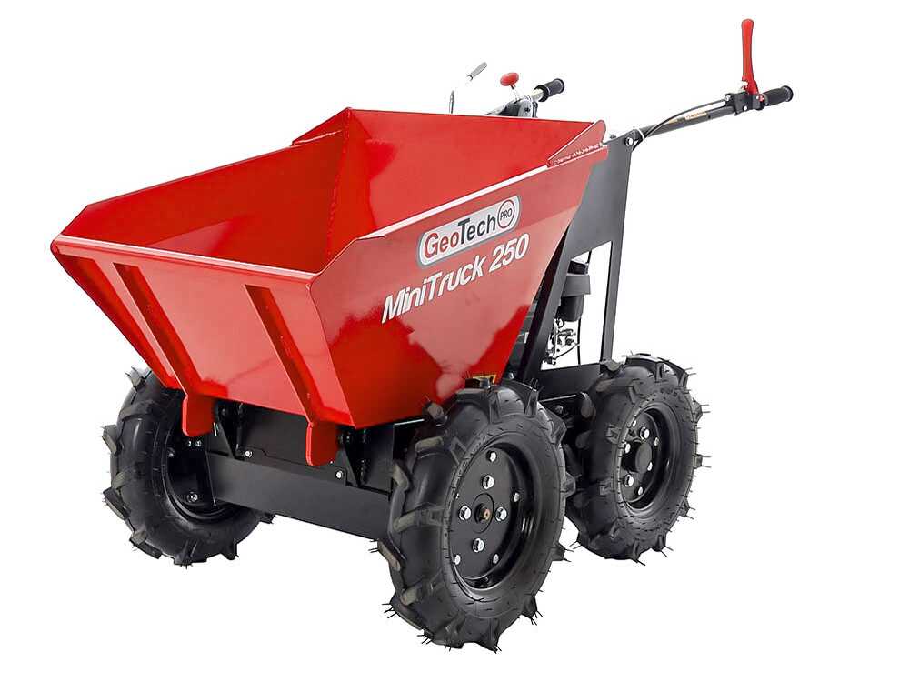 Motorkruiwagen laadvermogen 250 kg GeoTech Pro MiniTruck 250, motor Loncin LC1P65FE, 4x4, detail 2