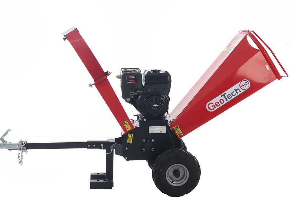 GeoTech Pro PCS 150BS benzine hakselaar, takken tot 90 mm, detail 3