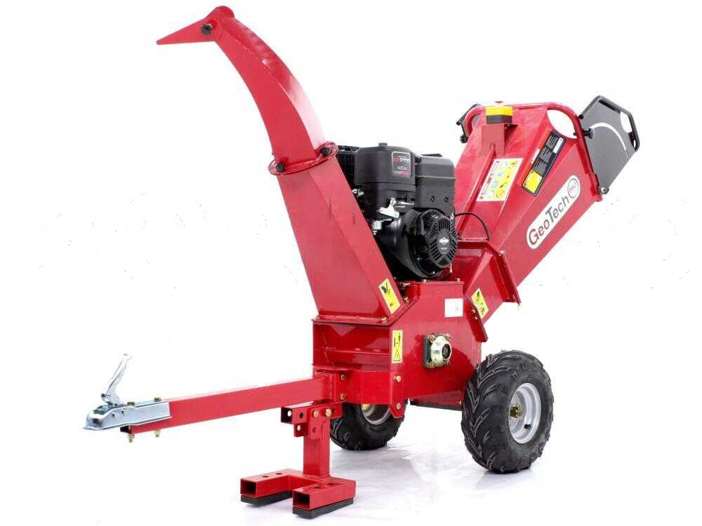 GeoTech Pro PCS 155 BSE benzine hakselaar, takken tot 90 mm, elektrische start, detail 3