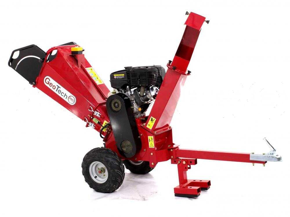 GeoTech Pro PCS 155 LE benzine hakselaar, takken tot 90 mm, elektrische start, detail 3