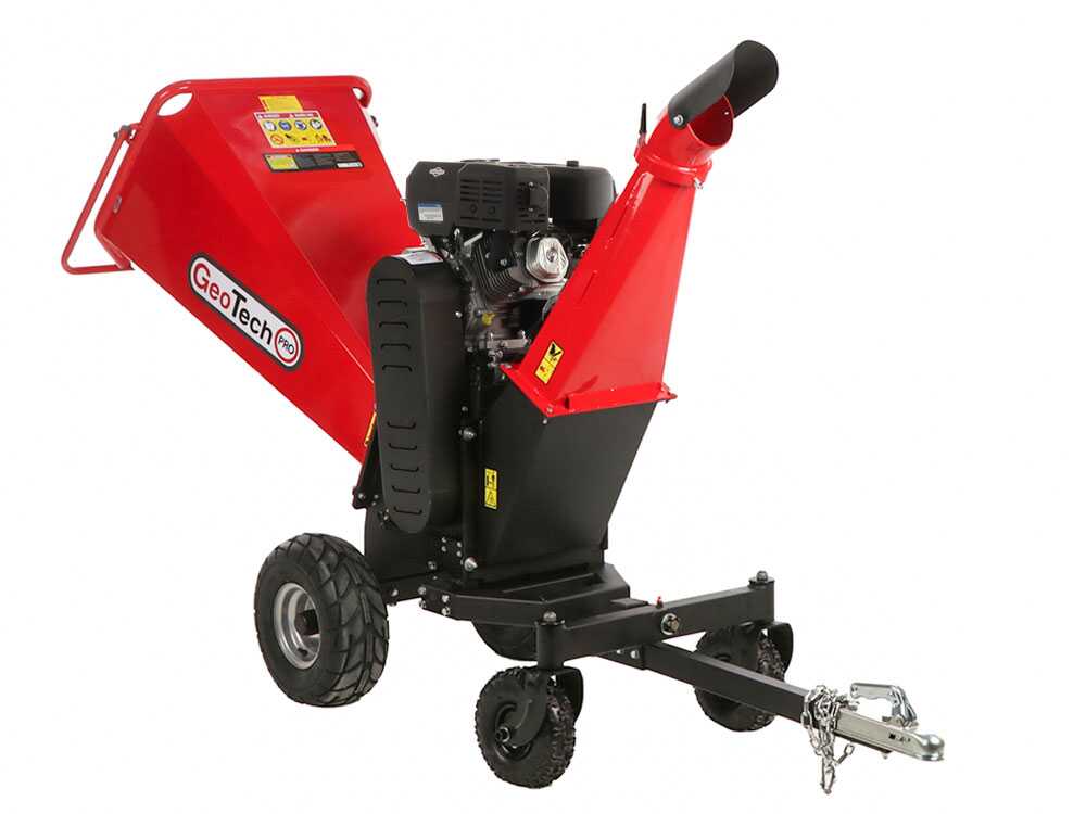 GeoTech Pro PCS 160 BSE PRO benzine hakselaar, takken tot 100 mm, detail 3
