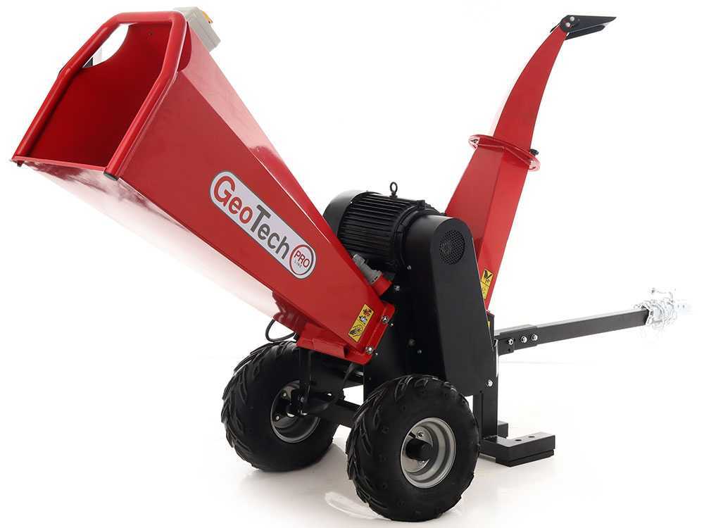 GeoTech Pro PCS 55ET elektrische hakselaar, takken tot 80 mm, 400 V, detail 3