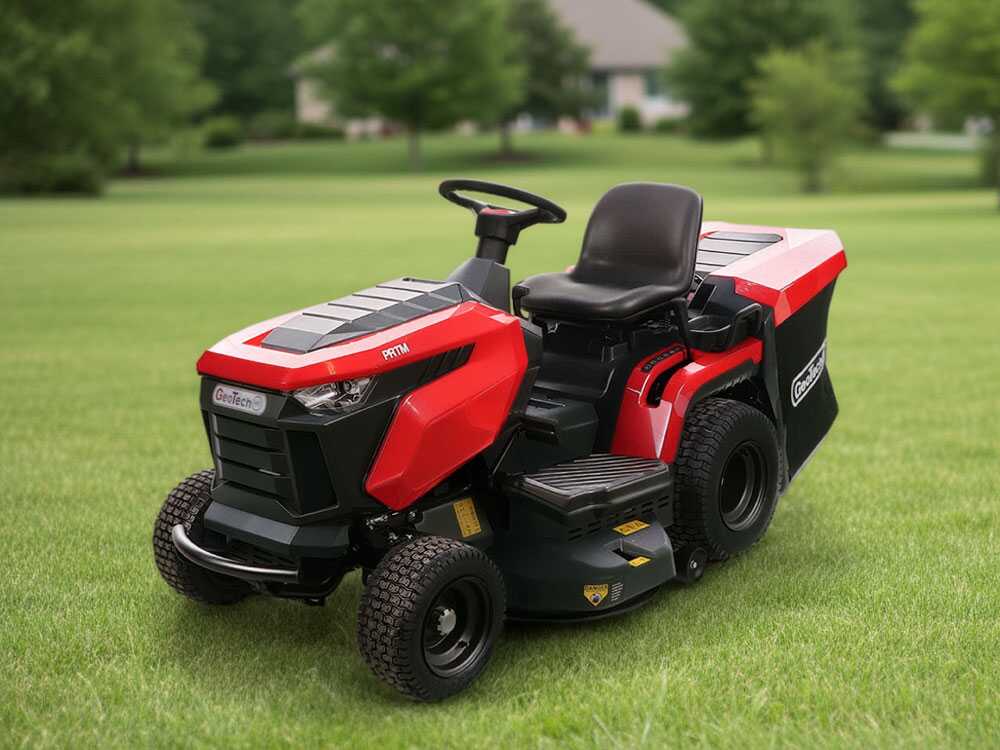 GeoTech Pro PRTM 200-1020 H-CM gazontractor met opvangbak 102 cm, hydrostaat, detail 2