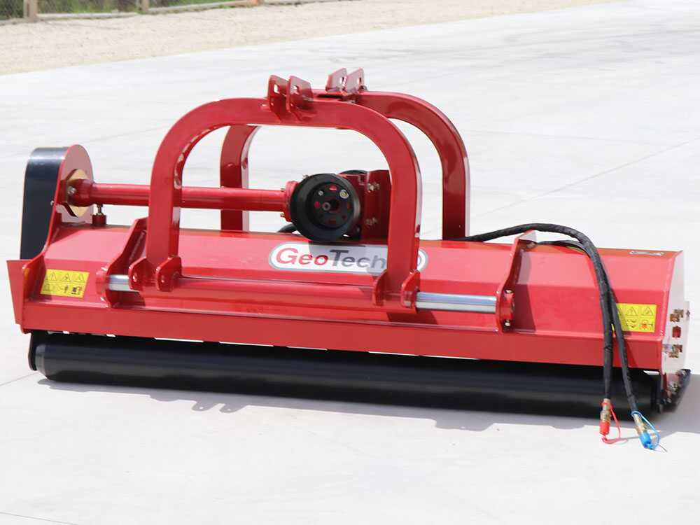 GeoTech Pro RMF200 omkeerbare klepelmaaier 200 cm, hydraulisch verschuifbaar, detail 3