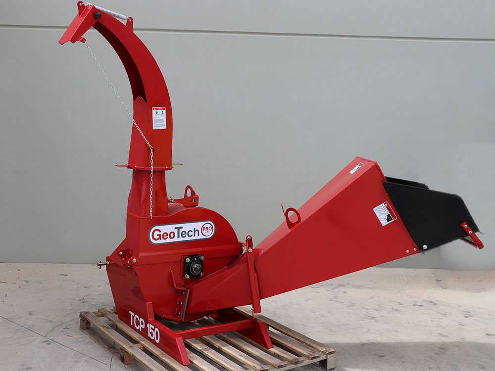GeoTech Pro TCP 150 aftakas hakselaar, takken tot 150 mm, detail 3
