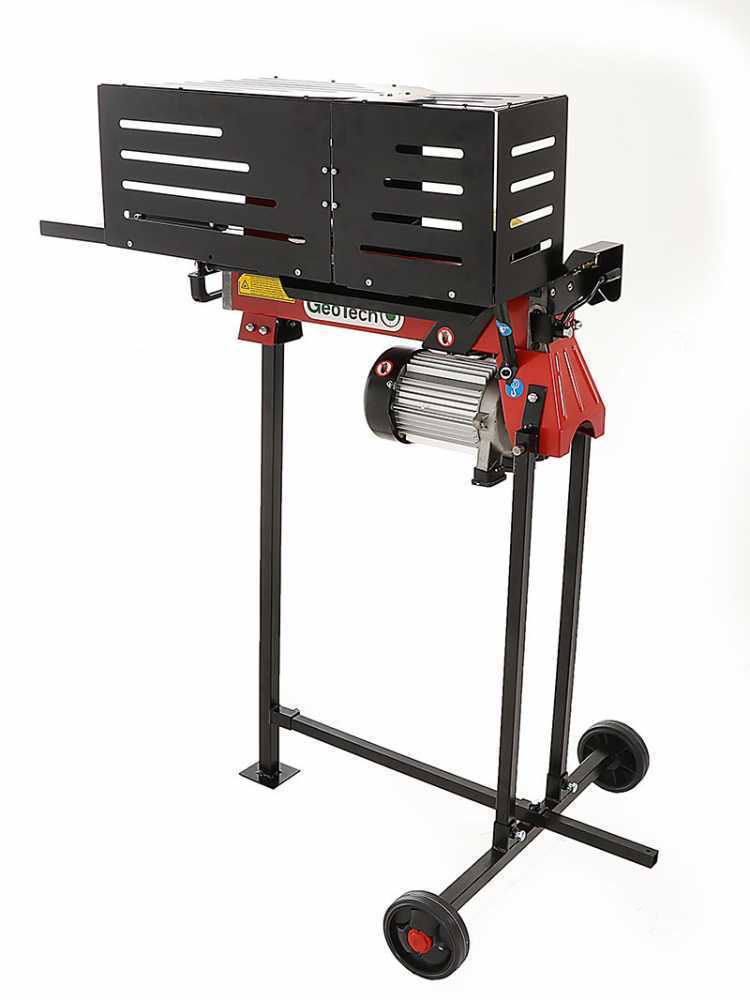 GeoTech SPHE 6 elektrische houtklover 2-in-1, 6 ton, horizontaal, detail 3