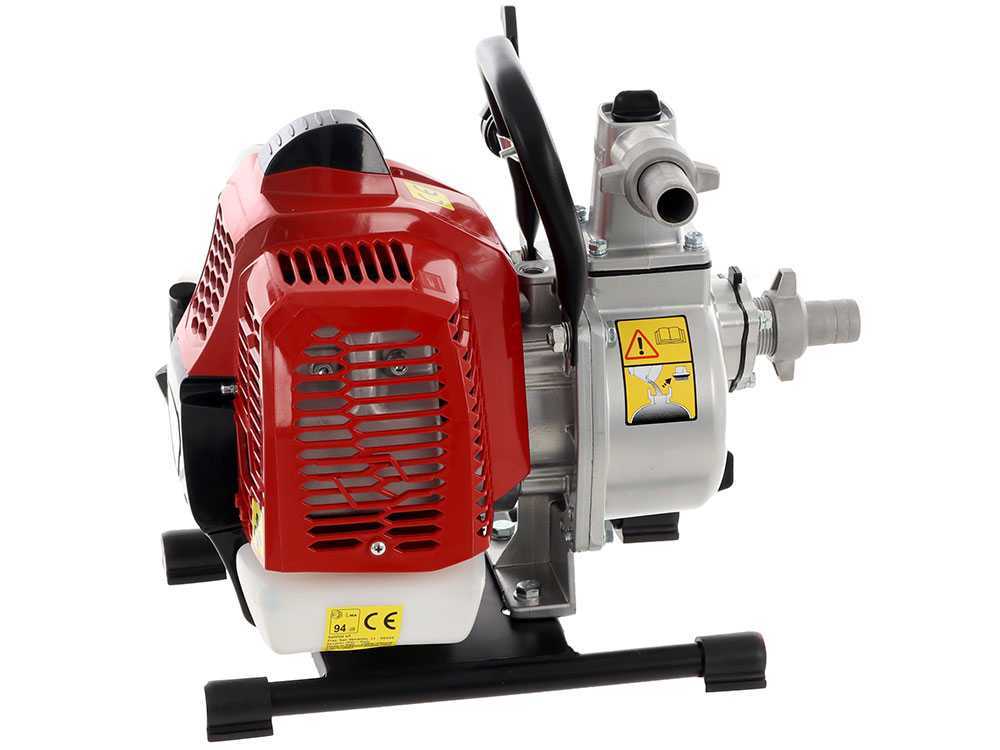 GeoTech WP240 EVO benzine motorpomp, aansluiting 25 mm, detail 3