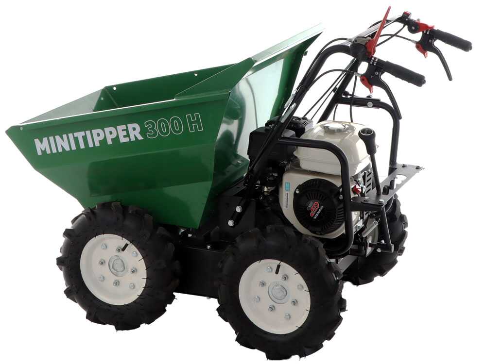 Motorkruiwagen laadvermogen 300 kg GreenBay MiniTipper 300 H, motor Honda GP160, 4x4, detail 2