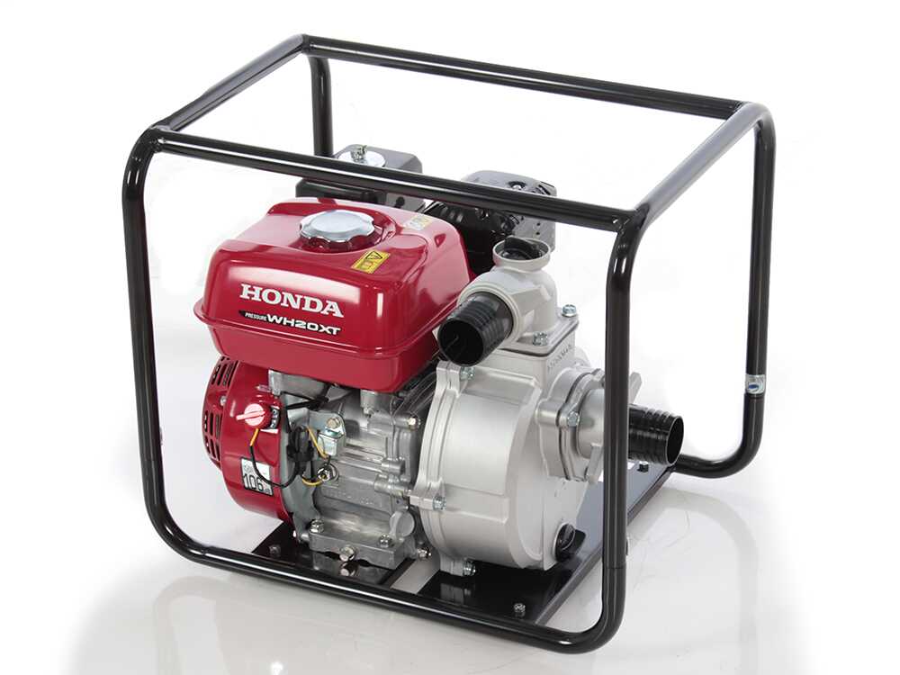 Honda WH20XT benzine motorpomp, aansluiting 50 mm, detail 3
