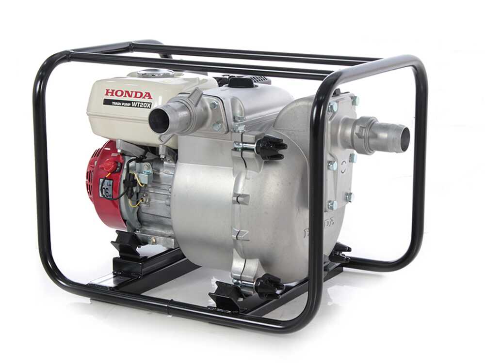 Honda WT20 benzine motorpomp voor vuil water, aansluiting 50 mm, detail 3