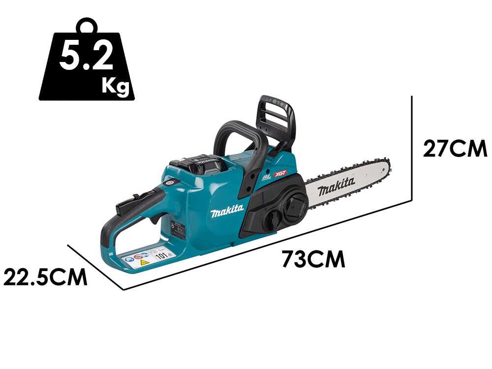 Makita XGT UC021G accu kettingzaag, zwaard 30 cm, 40 V 5 Ah, detail 2
