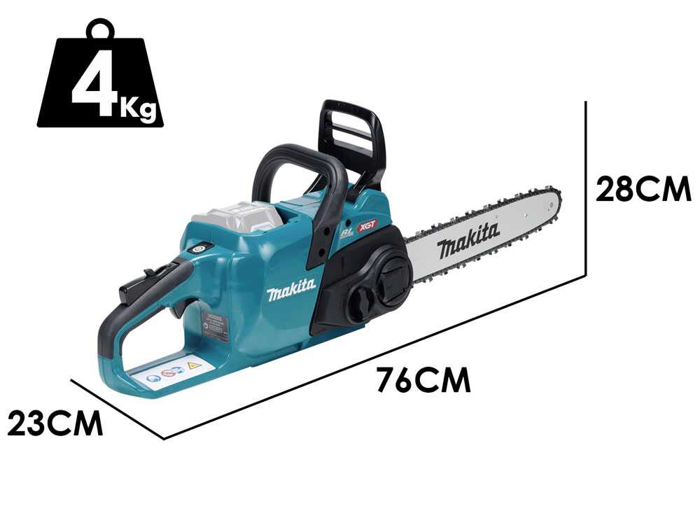 Makita XGT UC022GZ accu kettingzaag, zwaard 35 cm, 40 V zonder accu, detail 2