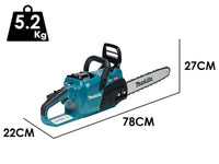 Makita XGT UC025G accu kettingzaag, zwaard 35 cm, 40 V 5 Ah, detail 2