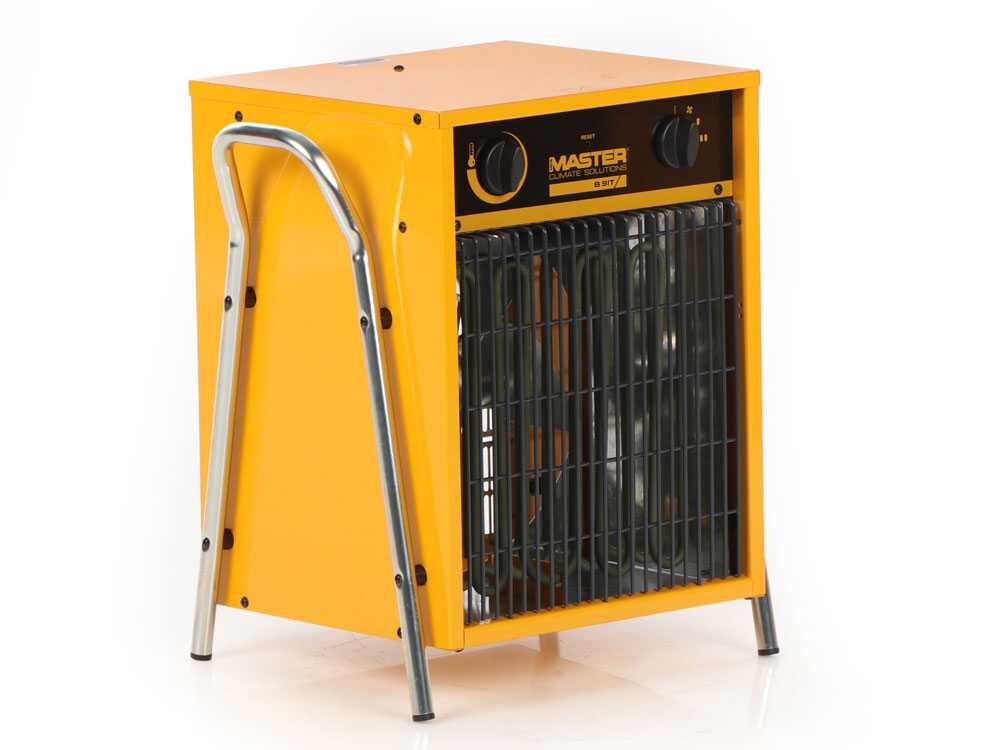 Master B 9IT elektrische heteluchtkanon 9 kW, 400 V, detail 3