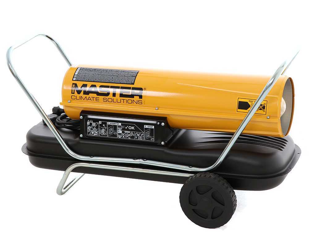 Master B 150 diesel heteluchtkanon 44 kW, direct gestookt, detail 3