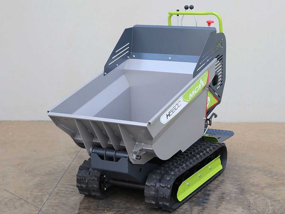 Rupsdumper laadvermogen 500 kg MCH H560C-GX, hydraulisch kiepen, detail 3