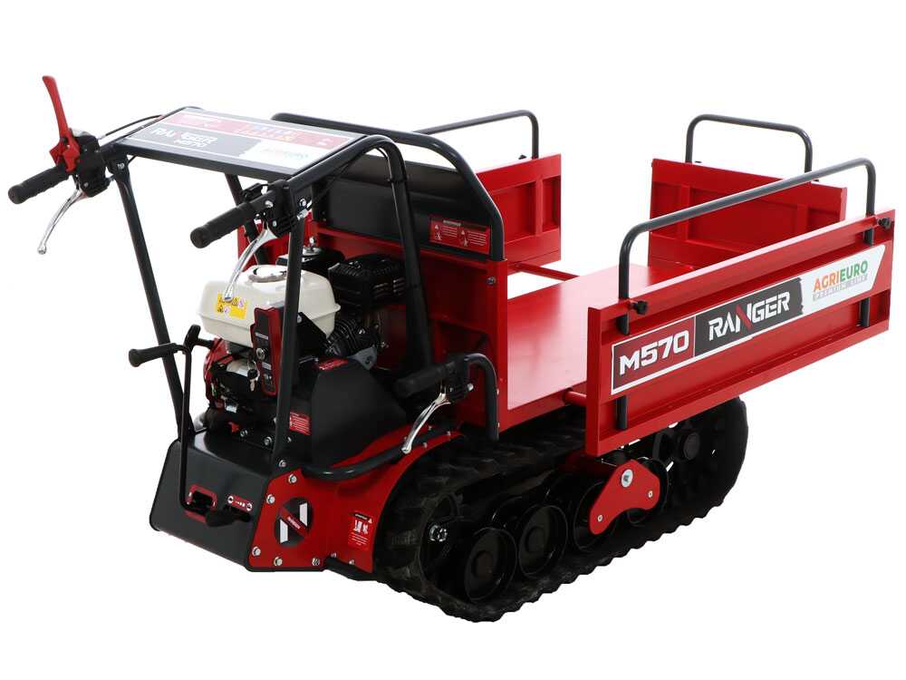 Rupsdumper laadvermogen 500 kg AgriEuro Premium Ranger M570-E Extendable, motor Honda GX200, detail 3