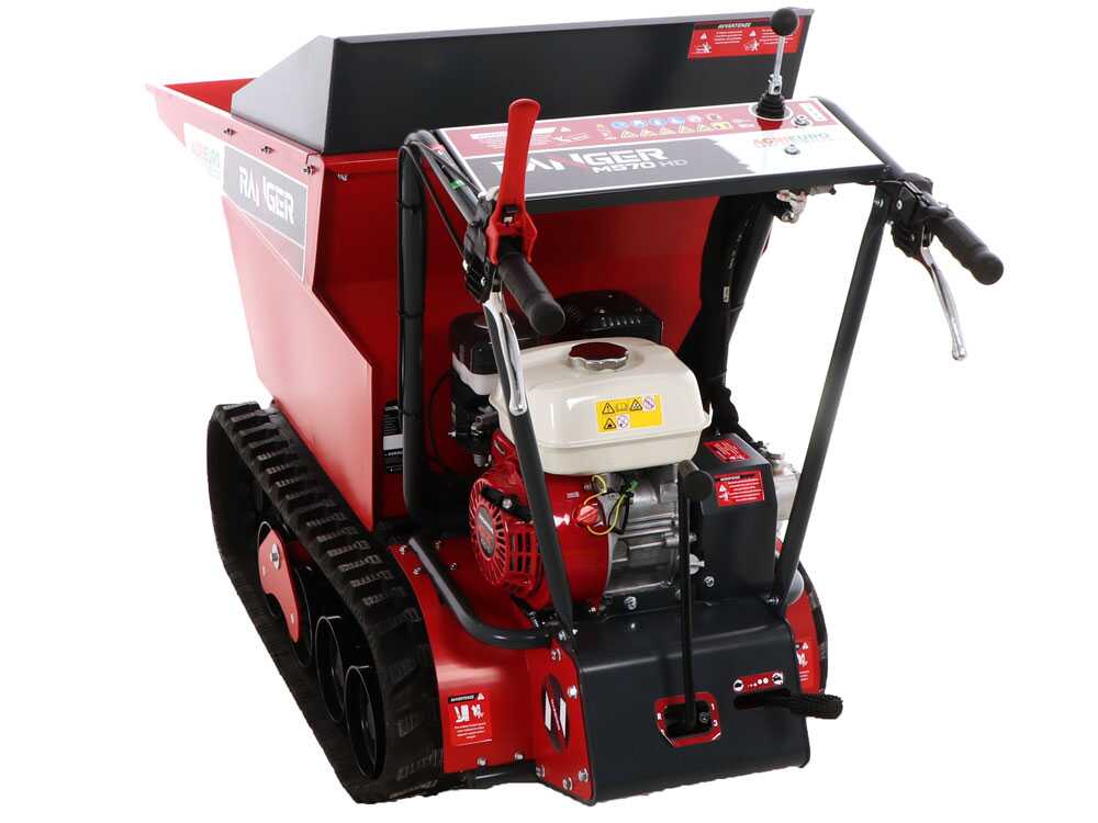 Rupsdumper laadvermogen 500 kg AgriEuro Premium Ranger M570 HD, motor Honda GX200, detail 3