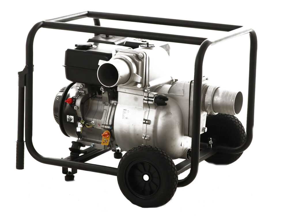 Rato RT100NB26 benzine motorpomp voor vuil water, detail 2