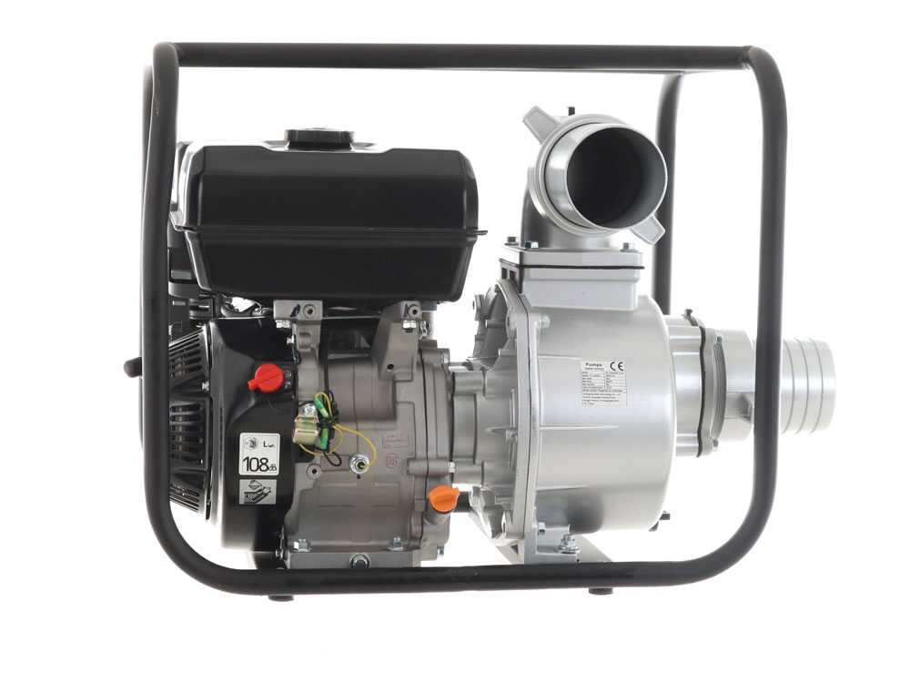 Rato RT100ZB26-5.2Q benzine motorpomp, detail 2
