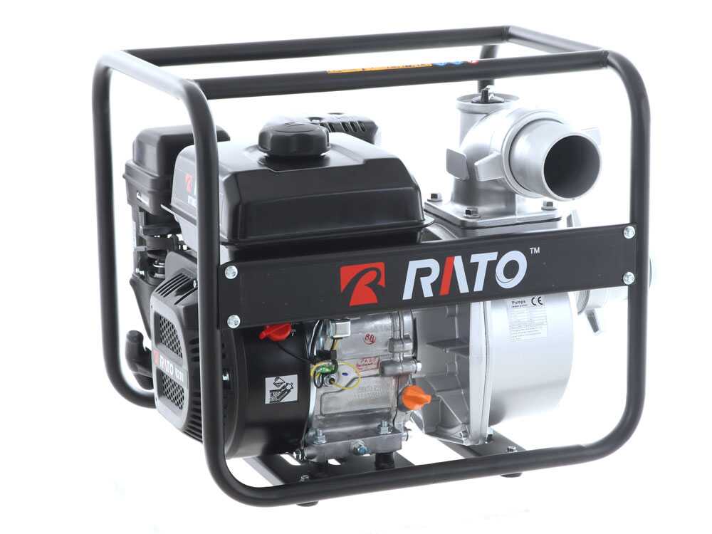 Rato RT80ZB21 3.6 benzine motorpomp, detail 2