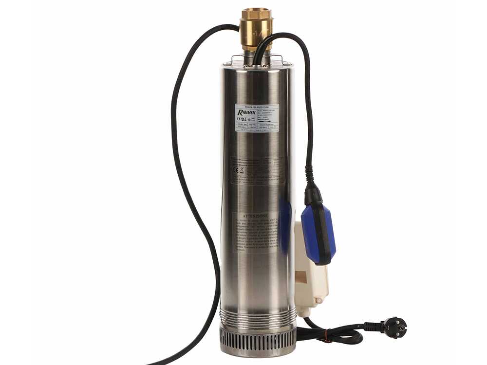 Ribimex PRPVC1102/65F bronpomp, detail 2