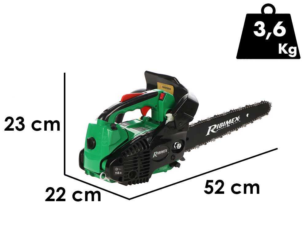 Ribimex PRTRT301/LC benzine kettingzaag voor snoeien, zwaard 30 cm, detail 2
