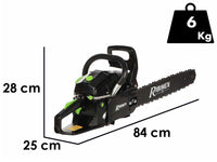 Ribimex PRTRT451 benzine kettingzaag, zwaard 45 cm, detail 2
