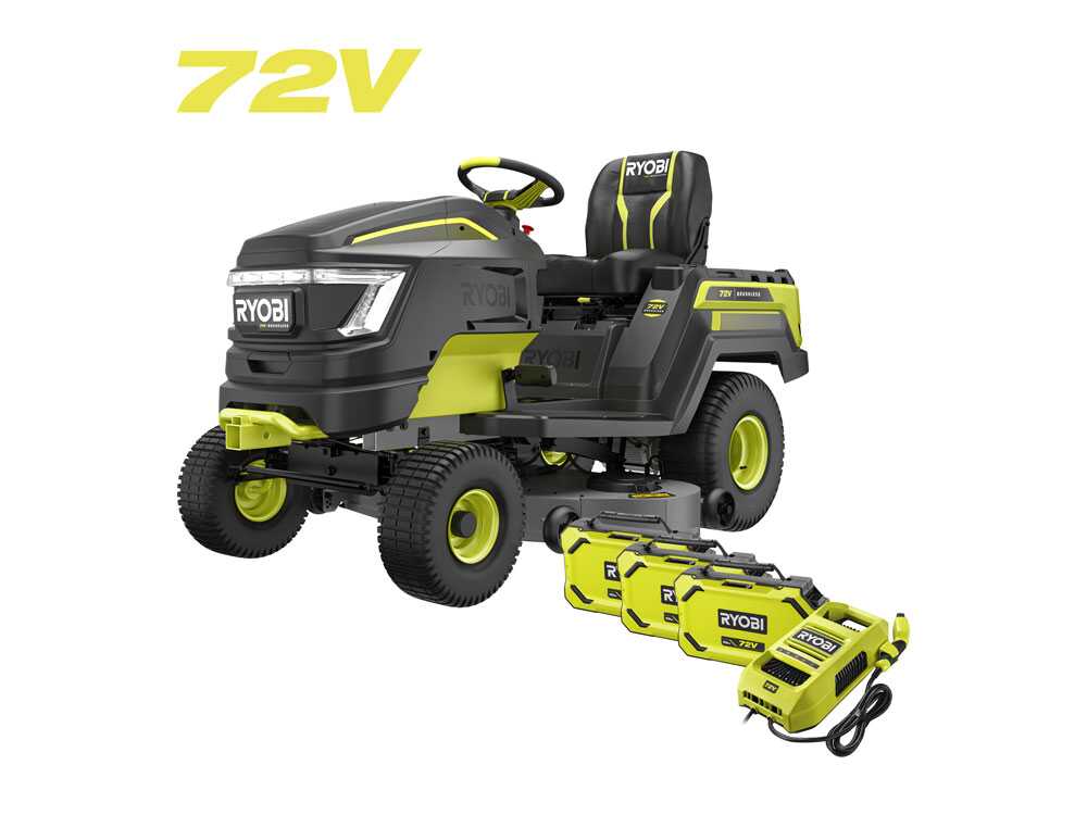 Ryobi RY72TMX117-310 accu-zitmaaier met zijuitworp 117 cm, automaat, detail 3