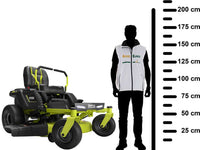 Ryobi ZTR480ex accu-zero-turn zitmaaier 107 cm, automaat, detail 2