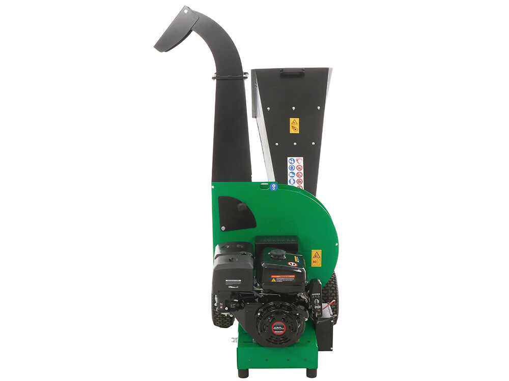 Seven Italy BIGCH420 benzine hakselaar, takken tot 80 mm, elektrische start, detail 2